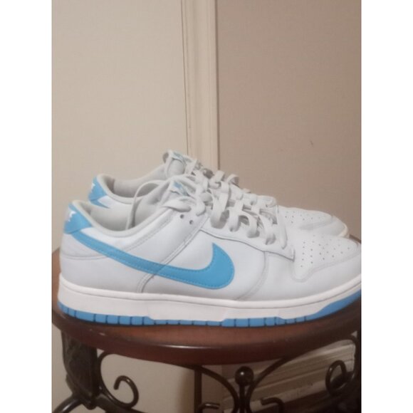 Nike Dunk Low Retro Light Bone Blue Gray Men’s Size 9.5 DV0831-001 - Picture 1 of 13